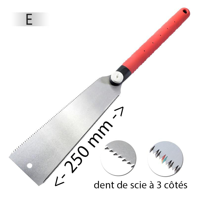 Scie à main japonaise en acier - Performance et Précision