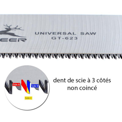 Scie à main japonaise en acier - Performance et Précision