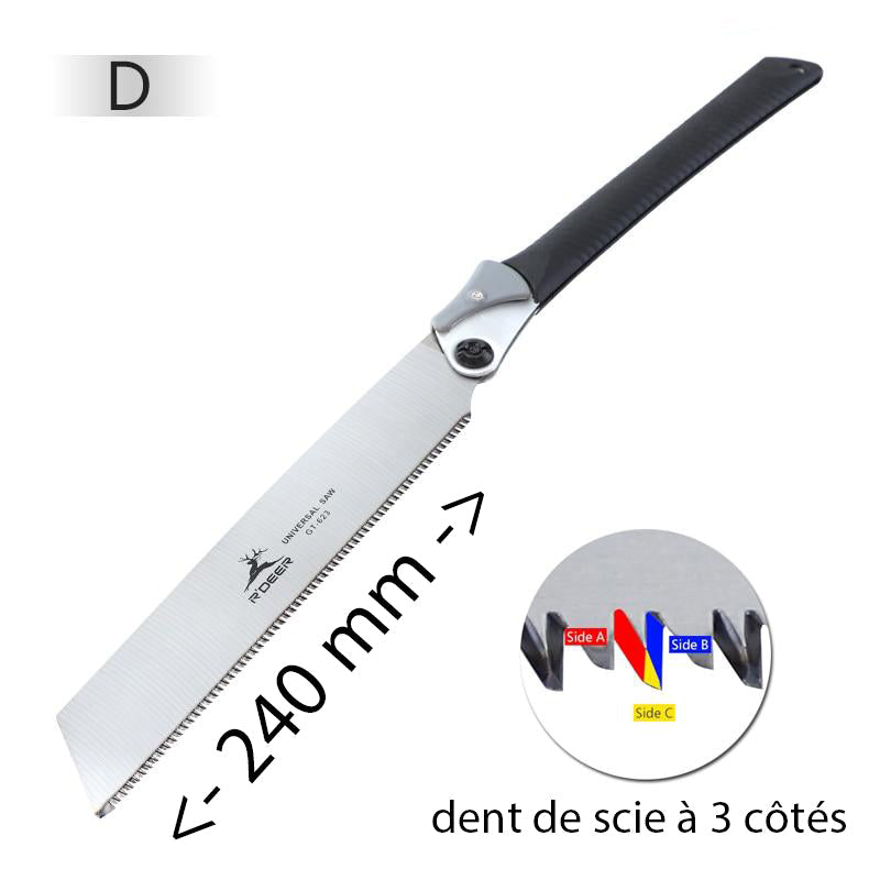 Scie à main japonaise en acier - Performance et Précision