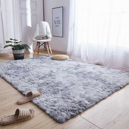 Tapis Peluche Douillet pour Salon et Chambre à Coucher