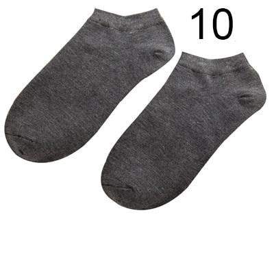 Chaussettes d'Été en Fibre de Bambou - Lot de 10 Paires Confortables et Écologiques