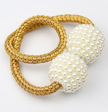 Lot de 3 porte-rideaux magnétiques colorés pour une déco élégante