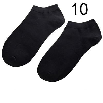Chaussettes d'Été en Fibre de Bambou - Lot de 10 Paires Confortables et Écologiques