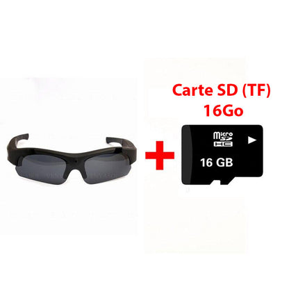 Lunettes Espion avec Caméra Intégrée pour Enregistrements Discrets