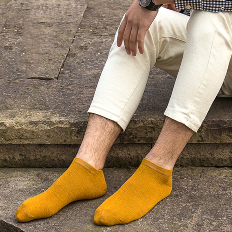 Chaussettes d'Été en Fibre de Bambou - Lot de 10 Paires Confortables et Écologiques