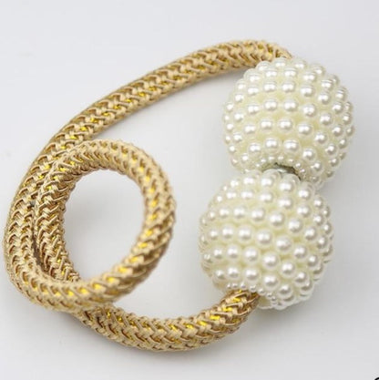 Lot de 3 porte-rideaux magnétiques colorés pour une déco élégante