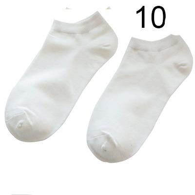 Chaussettes d'Été en Fibre de Bambou - Lot de 10 Paires Confortables et Écologiques