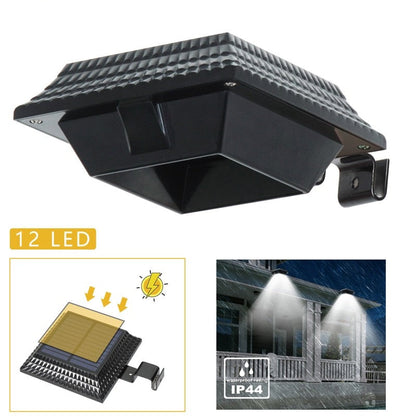 Lampes solaires LED pour gouttière - Lot de 2 élégantes et pratiques