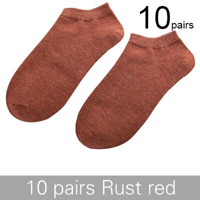 Chaussettes d'Été en Fibre de Bambou - Lot de 10 Paires Confortables et Écologiques