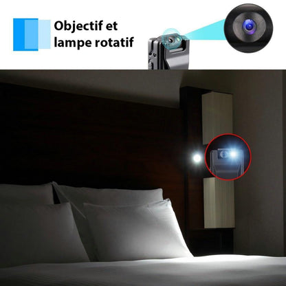 Mini Caméra Numérique Portable A3 HD avec Détection de Mouvement et Lumière Intégrée