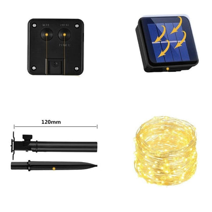 Guirlande Lumineuse Solaire Magique pour un Éclairage Enchanteur