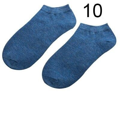 Chaussettes d'Été en Fibre de Bambou - Lot de 10 Paires Confortables et Écologiques