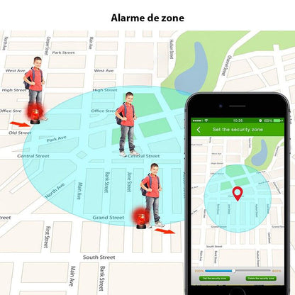 Montre GPS Connectée Sécurité avec Fonction SOS pour Enfants