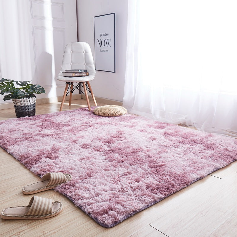 Tapis Peluche Douillet pour Salon et Chambre à Coucher