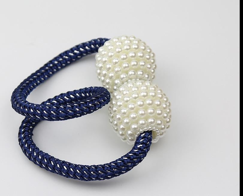 Lot de 3 porte-rideaux magnétiques colorés pour une déco élégante