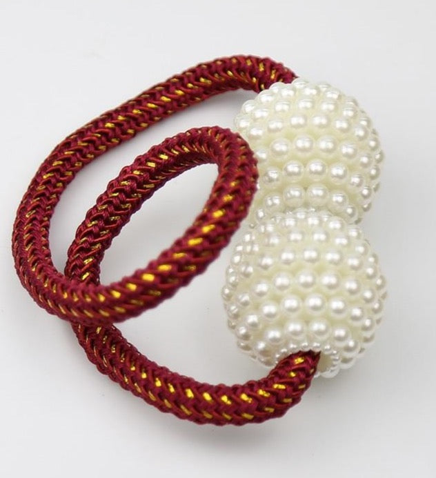 Lot de 3 porte-rideaux magnétiques colorés pour une déco élégante