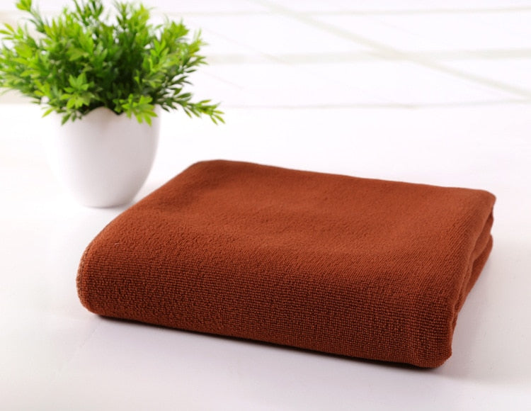 Serviette de bain en microfibres de bambou - Luxe et confort en 70x140 cm