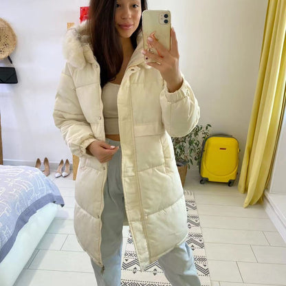 Parka Longue Diane à Capuche - Élégance et Confort pour l'Hiver