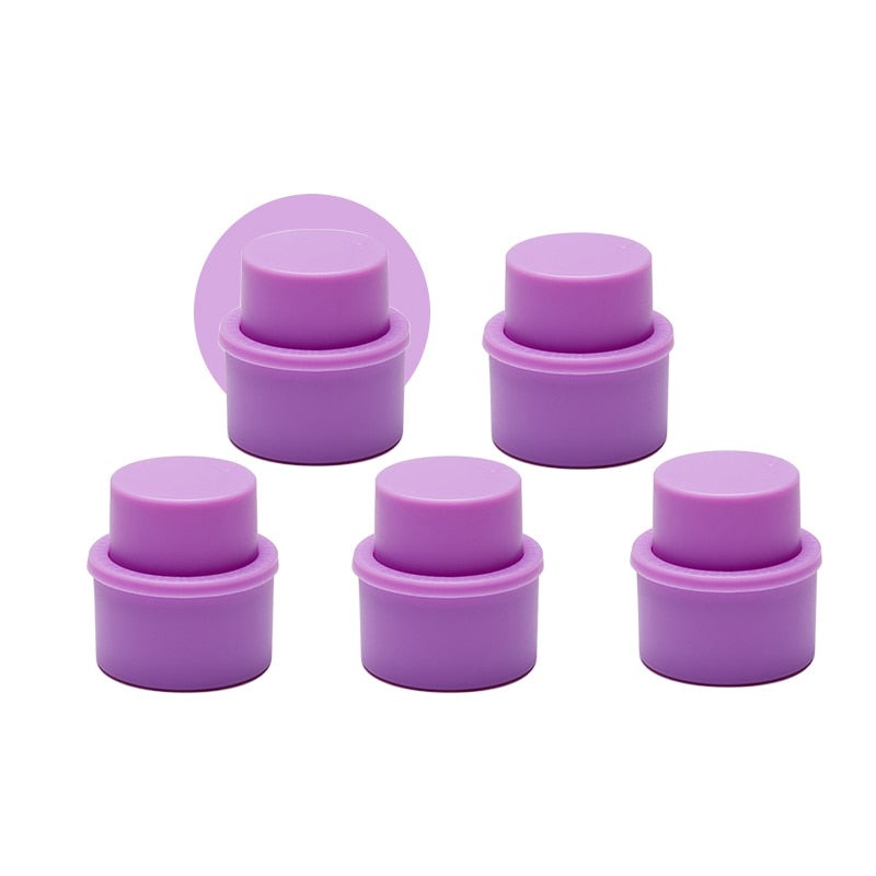 Bouchons Sous Vide pour Boissons Gazeuses - Lot de 5