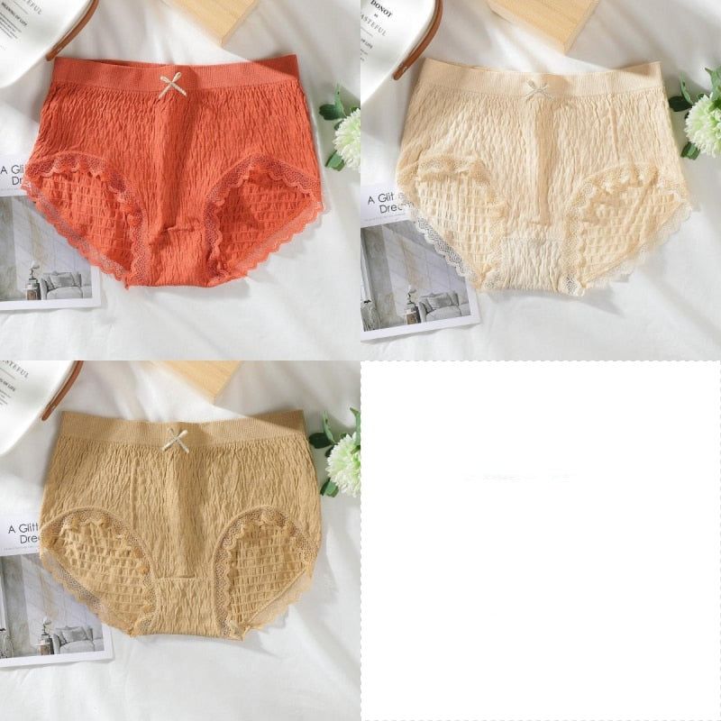 Culottes anti-bactériennes en coton pour femme - Lot de 3