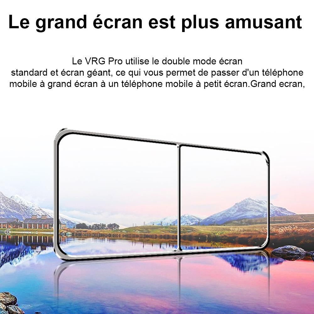 Casque VR 3D avec Lunettes Intégrées et Télécommande - Plongez dans l'Immersion