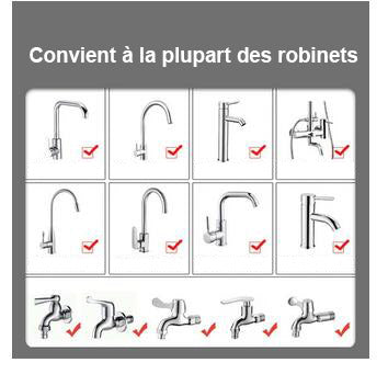 Tête Rotative Innovante pour Robinet avec Jet Anti-éclaboussures