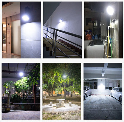 Lampe Murale Solaire Étanche avec Détecteur de Mouvement