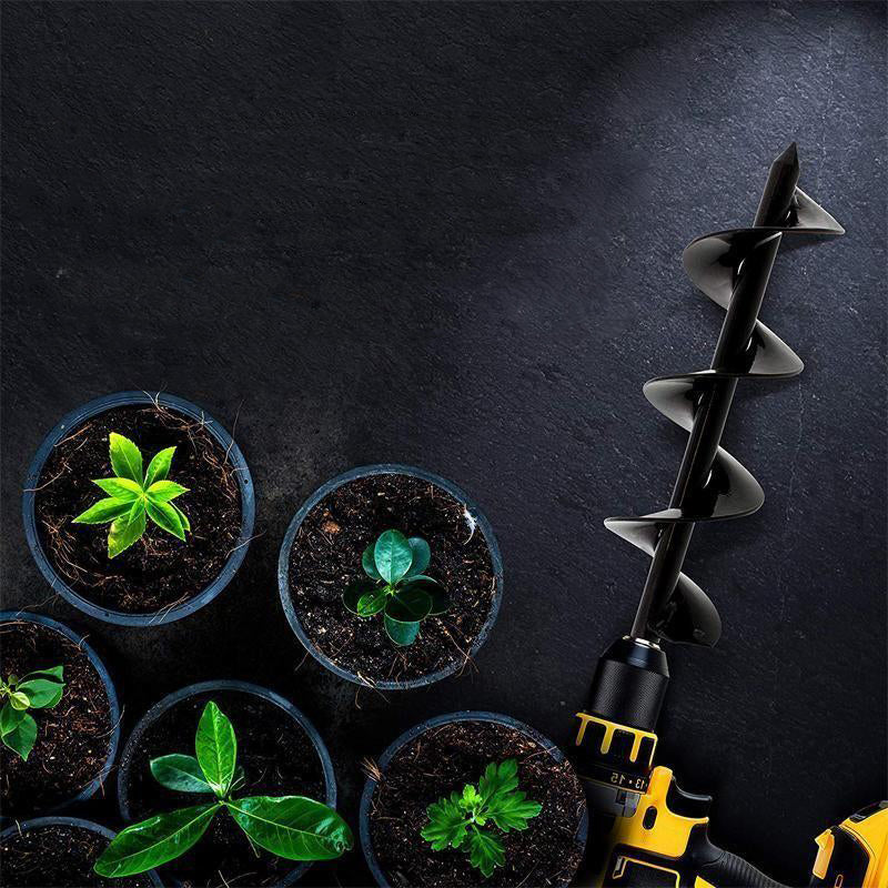 Perceuse à trous en spirale pour un jardinage facile et rapide