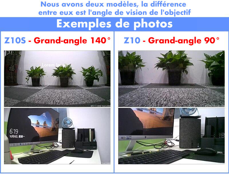 Réveil Wifi Espion avec Caméra HD intégrée