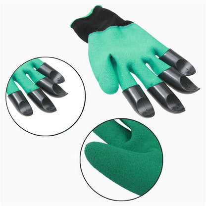 Gants de Jardinage en Caoutchouc avec Griffes Multifonctions