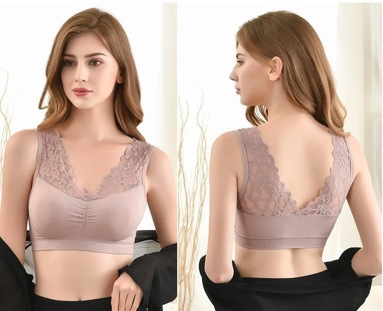 Lot de 3 Brassières Dentelle Sans Armatures - Confort et Élégance au Quotidien