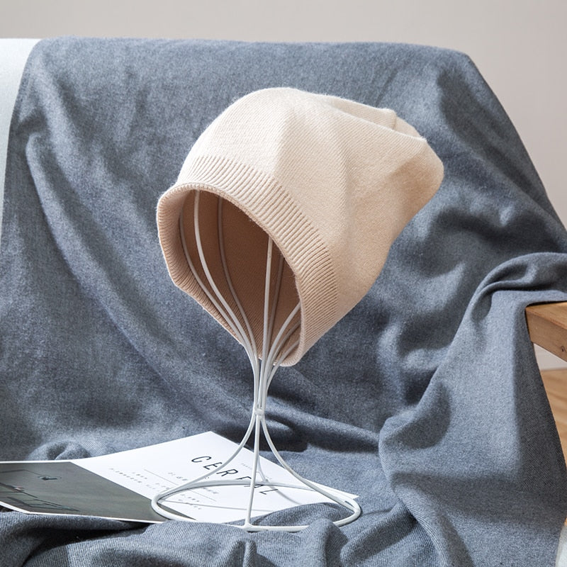 Bonnet d'hiver en cachemire unisexe – élégance et chaleur garantie !