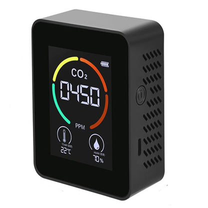 Moniteur de qualité d'air compact : CO2, humidité et température pour un environnement sain