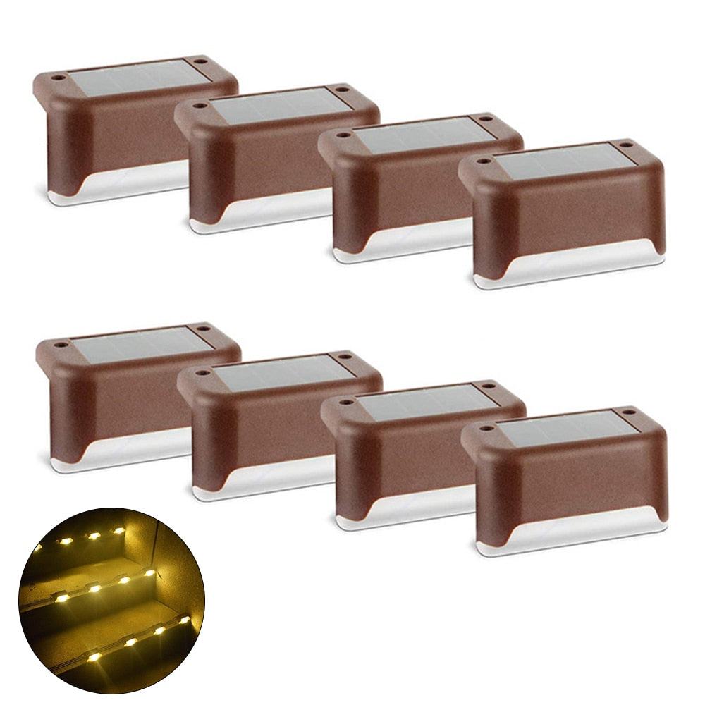 Ensemble de 8 lampes solaires imperméables pour vos soirées extérieures