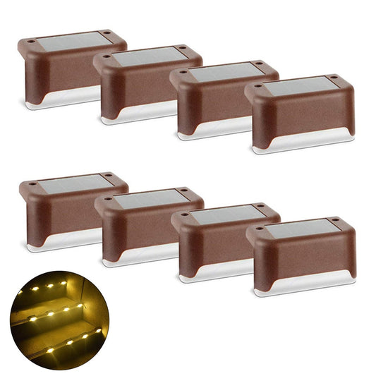 Ensemble de 8 lampes solaires imperméables pour vos soirées extérieures