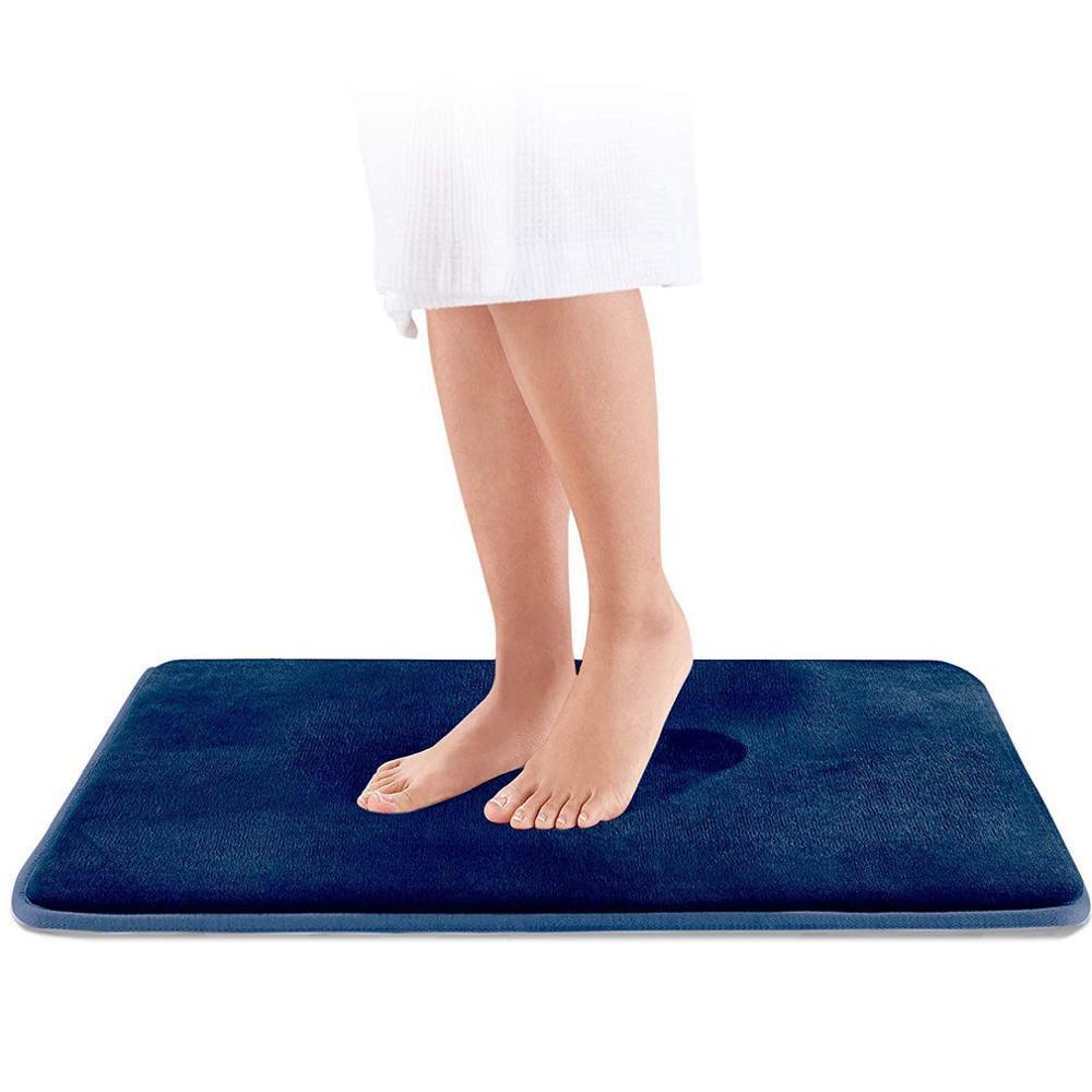 Tapis de Bain Antidérapant en Mousse à Mémoire de Forme
