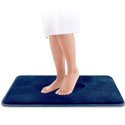 Tapis de Bain Antidérapant en Mousse à Mémoire de Forme