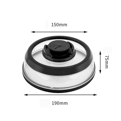 Couvercle universel hermétique sous-vide pour une fraîcheur prolongée des aliments