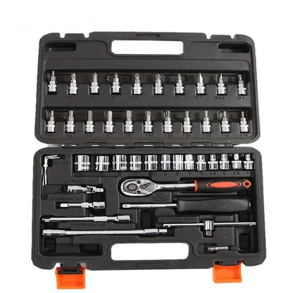 Mallette de bricolage 46 clés - Outils pour tous vos projets