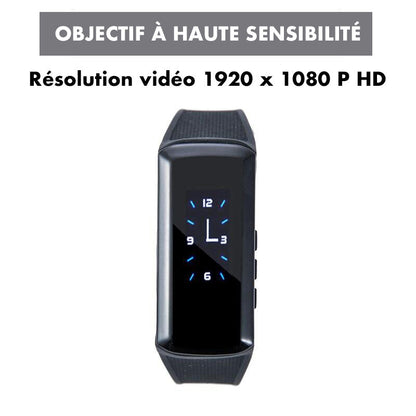 Montre espion intelligente avec caméra HD intégrée et enregistrement audio