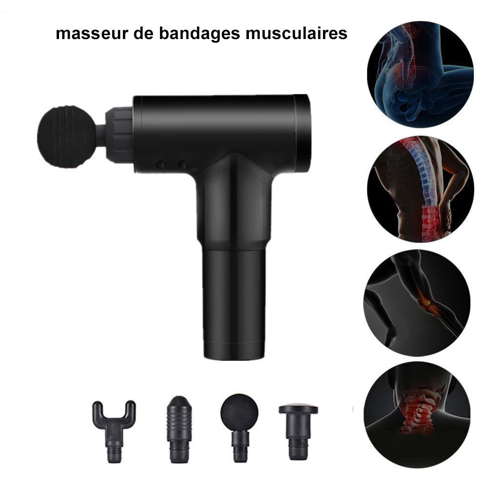 Pistolet de massage musculaire à 6 niveaux pour un soulagement instantané
