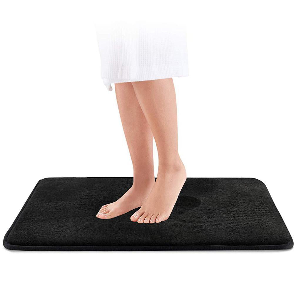 Tapis de Bain Antidérapant en Mousse à Mémoire de Forme