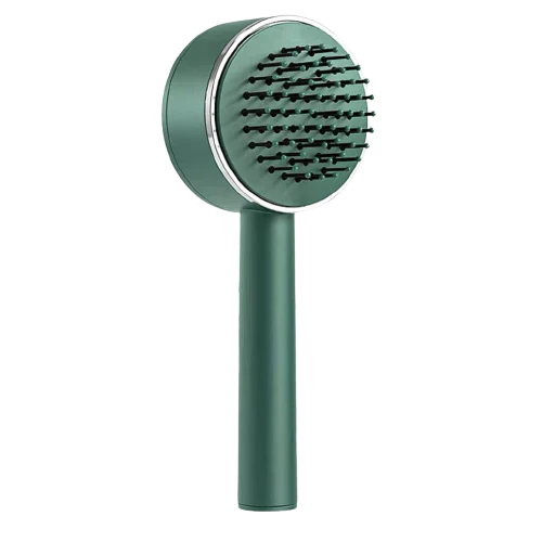 Brosse à cheveux autonettoyante 3 en 1 : démêlage doux et massage relaxant