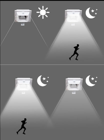 Lampes solaires LED pour gouttière - Lot de 2 élégantes et pratiques