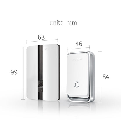 Sonnette sans-fil Auto-alimentée avec signal visuel et 51 mélodies