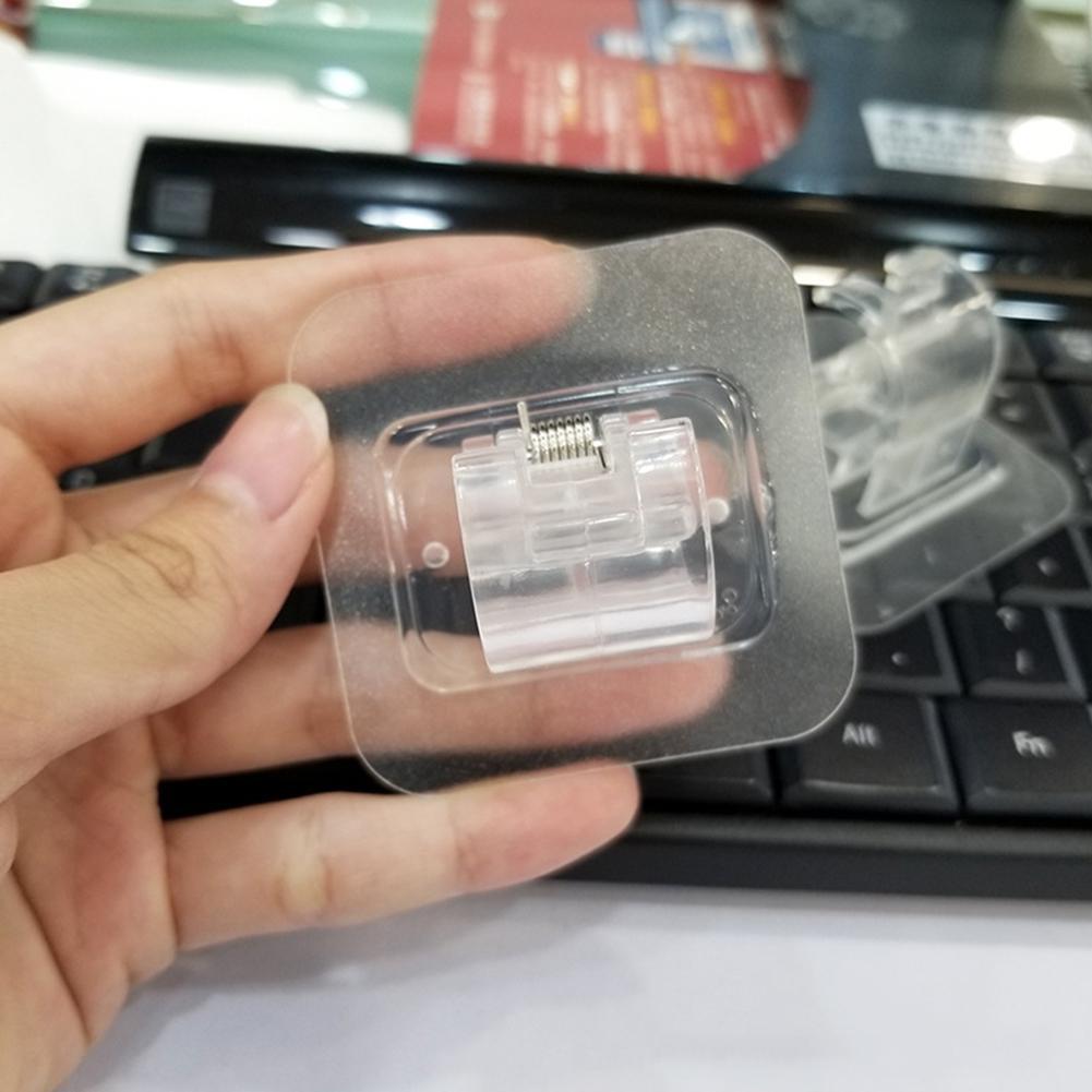 Fixations Adhésives Invisibles pour Rideaux - Lot de 2