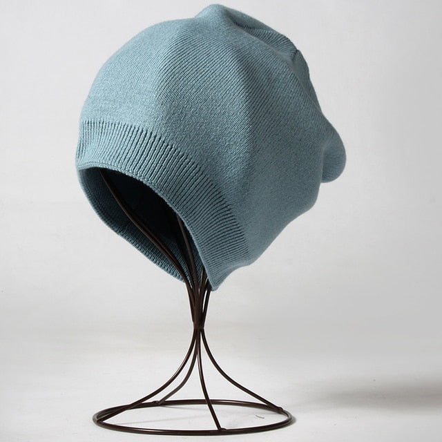 Bonnet d'hiver en cachemire unisexe – élégance et chaleur garantie !