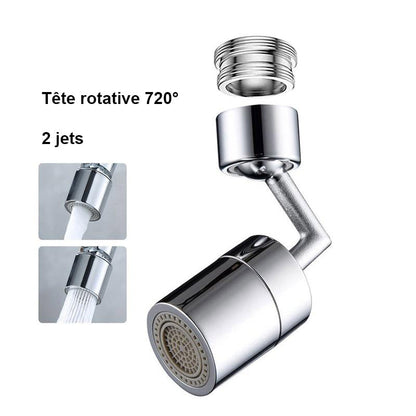 Tête Rotative Innovante pour Robinet avec Jet Anti-éclaboussures