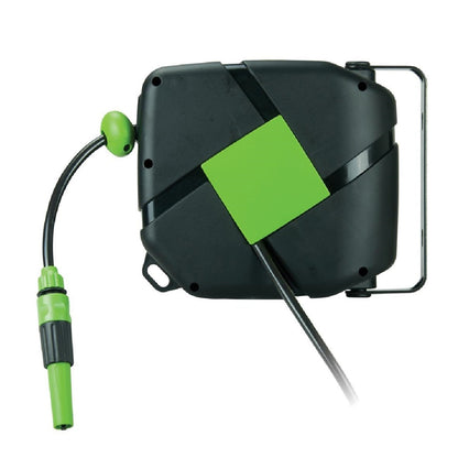 Enrouleur de tuyau rétractable 10 mètres avec support mural