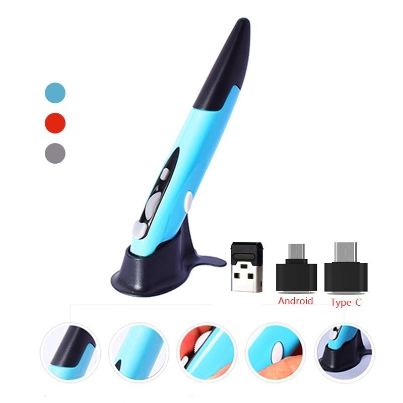 Souris Stylo Sans Fil Ergonomique pour un Confort Optimal